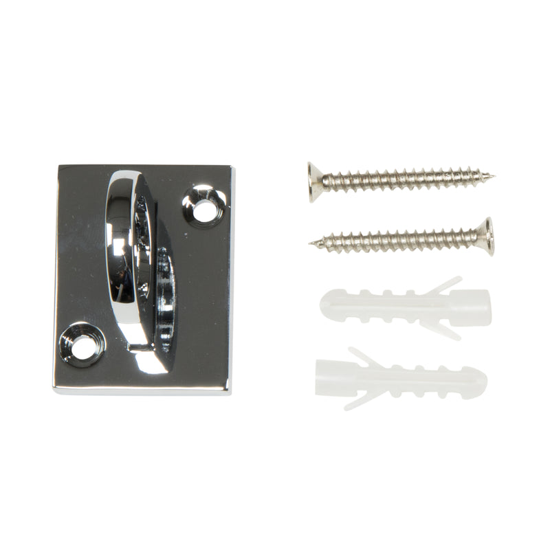 Load image into Gallery viewer, Securit Barriers Systems - Classic Hooks - Chrome 5x3,8x4cm - Pack of 5
