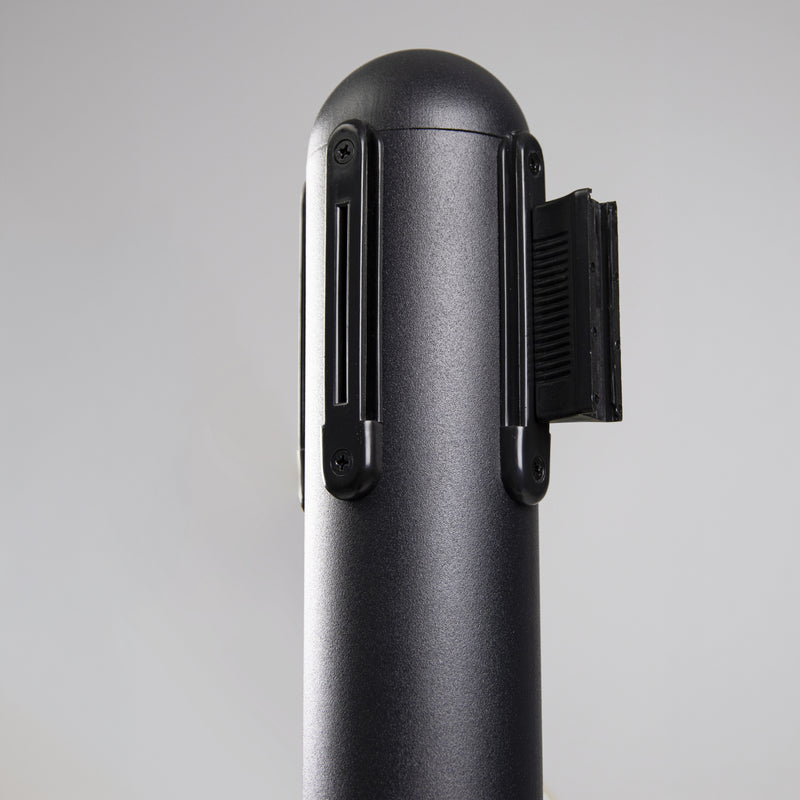 Load image into Gallery viewer, Securit Barriers Systems - Retractable Barrier Set with Black Nylon Strap

