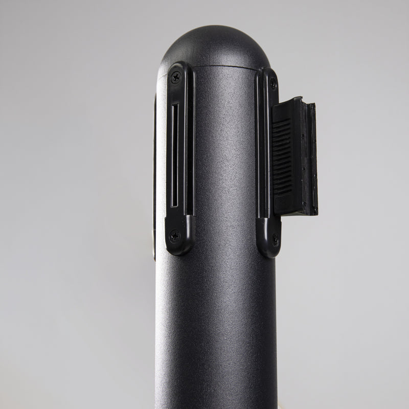 Load image into Gallery viewer, Securit Barriers Systems - Retractable Barrier Set with Black Nylon Strap
