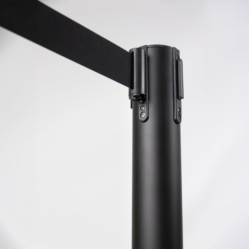 Load image into Gallery viewer, Securit Barriers Systems - Budget - Black 93x33x33cm - Pack of 2
