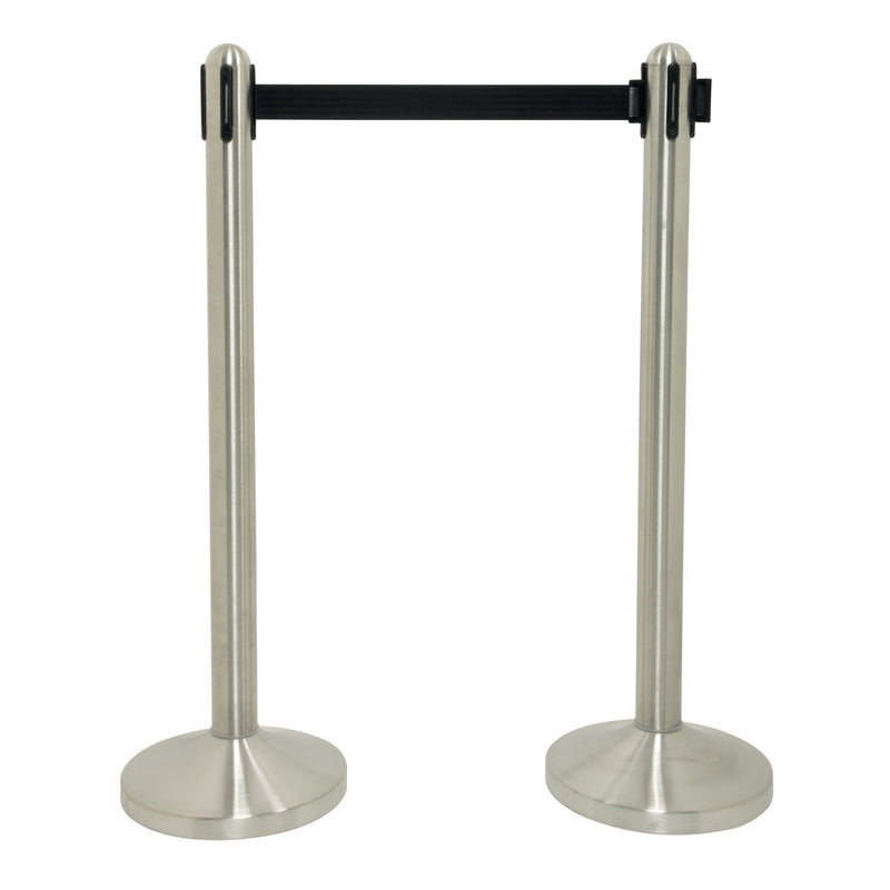 Load image into Gallery viewer, Securit Barriers Systems - Retractable - Stainless steel 101x51x51cm
