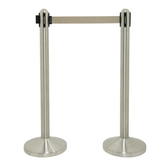 Securit Barriers Systems - Retractable - Stainless steel 101x51x51cm