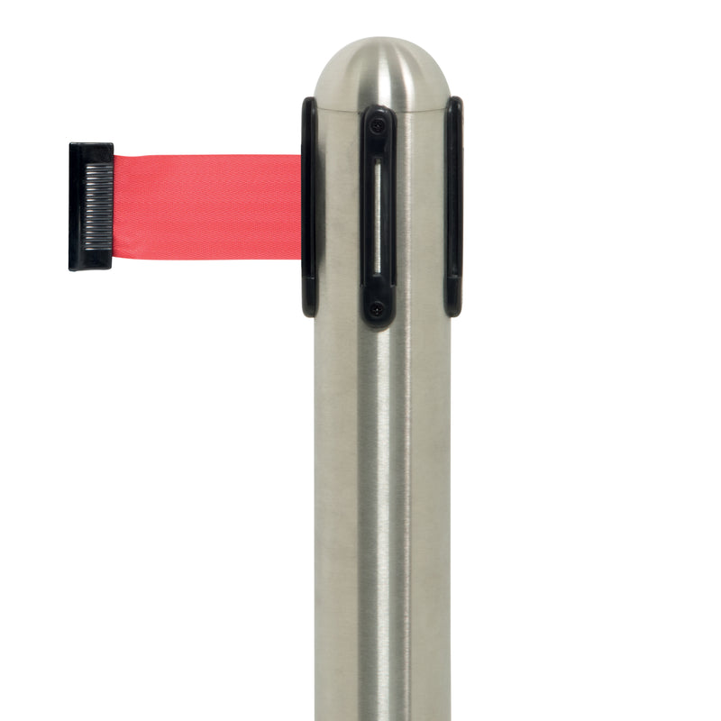 Load image into Gallery viewer, Securit Barriers Systems - Retractable - Stainless steel 96x7x7cm
