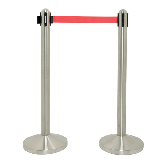 Securit Barriers Systems - Retractable - Stainless steel 101x51x51cm