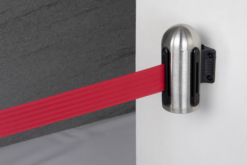 Load image into Gallery viewer, Securit Barriers Systems - Wall Mounting - Stainless steel 14,3x7,5x7,5cm - Pack of 5 - in use
