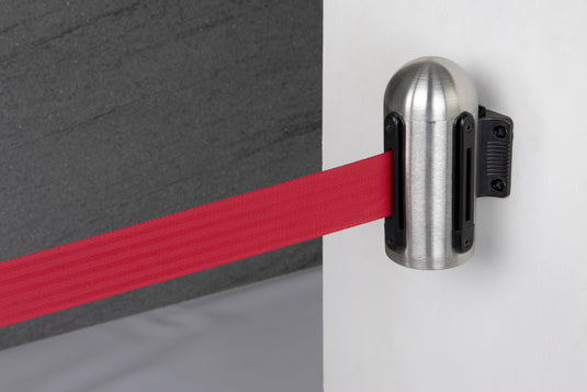 Securit Barriers Systems - Wall Mounting - Stainless steel 14,3x7,5x7,5cm - Pack of 5 - in use