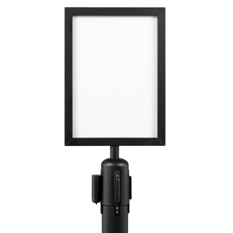 Load image into Gallery viewer, Securit Barriers Systems - Retractable Sign - Black 47x24,2x8,8 cm - Pack of 10
