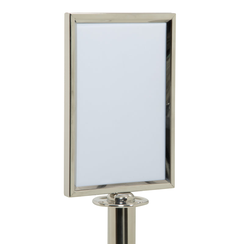 Load image into Gallery viewer, Securit Barriers Systems - Classic Sign - Chrome 34,3x21,5x2,1cm - Pack of 5
