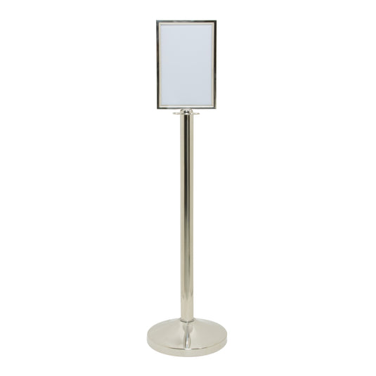 Securit Barriers Systems - Classic Sign - Chrome 34,3x21,5x2,1cm - Pack of 5