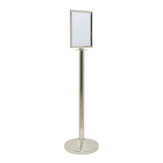 Securit Barriers Systems - Classic Sign - Chrome 34,3x21,5x2,1cm - Pack of 5