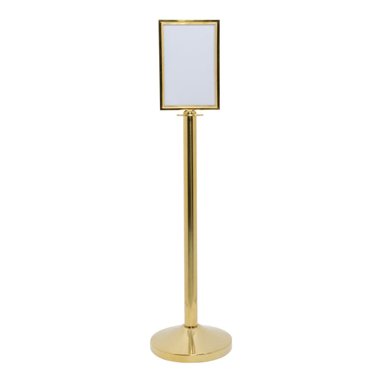 Securit Barriers Systems - Classic Sign - Gold 34,3x21,5x2,1cm - Pack of 5