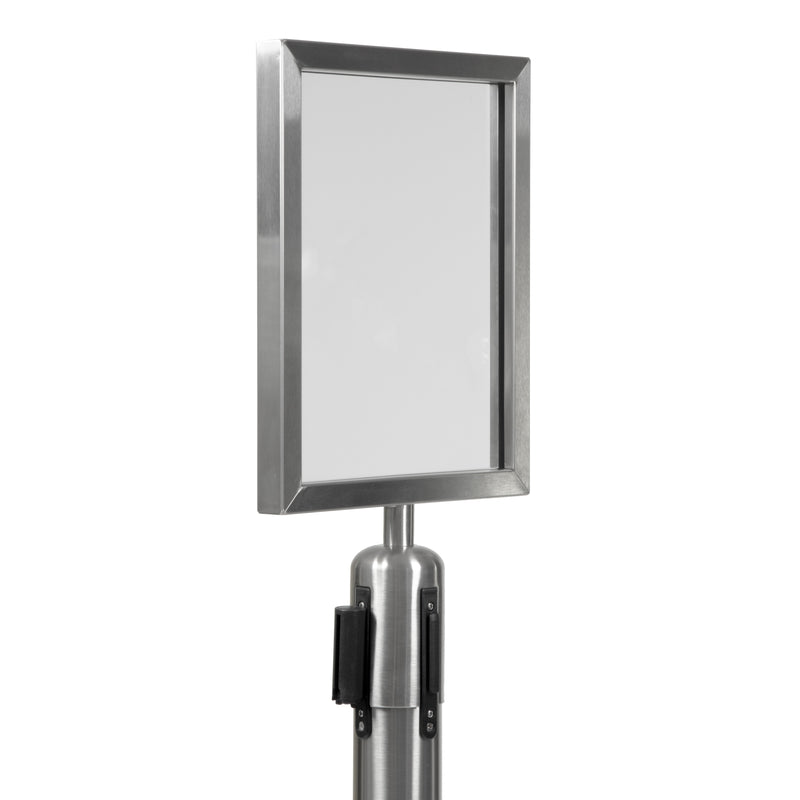 Load image into Gallery viewer, Securit Barriers Systems - Retractable Sign - Chrome 45,3x21,8x6,7cm - Pack of 10
