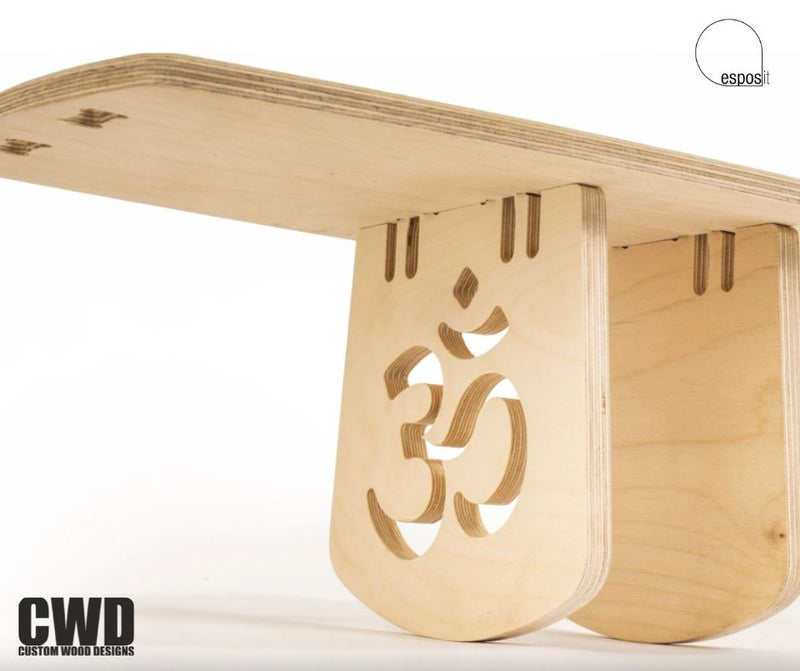 Load image into Gallery viewer, Raja Meditation Stool - Custom Wood Designs
