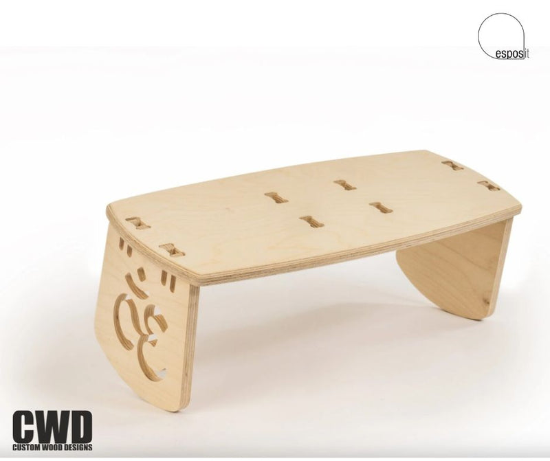 Load image into Gallery viewer, Raja Meditation Stool - Custom Wood Designs
