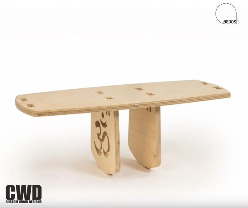 Load image into Gallery viewer, Raja Meditation Stool - Custom Wood Designs
