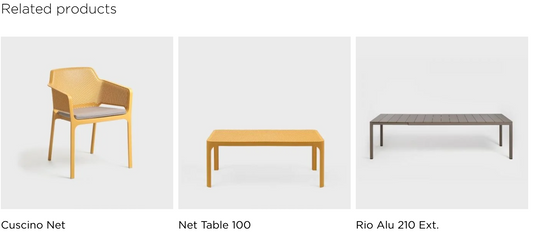 Nardi Net outdoor chair with woven seat and metal frame, ideal for patio or garden seating.