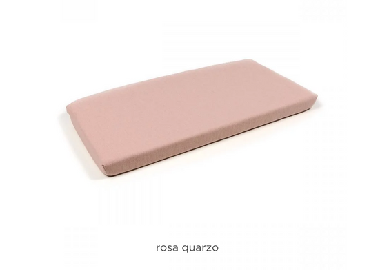 Pink Rosa Quarzo Nardi net bench cushion for sofa, designed for outdoor patio furniture by Nardi.