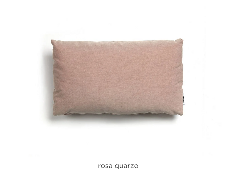 Load image into Gallery viewer, Nardi rectangular outdoor cushion in Rosa Quarzo with plush fabric, ideal for patio seating and outdoor furniture.
