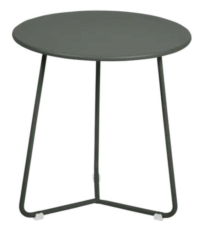 Load image into Gallery viewer, Fermob small rosemary cocotte occasional table with a round top, 34cm diameter, ideal for versatile home decor.

