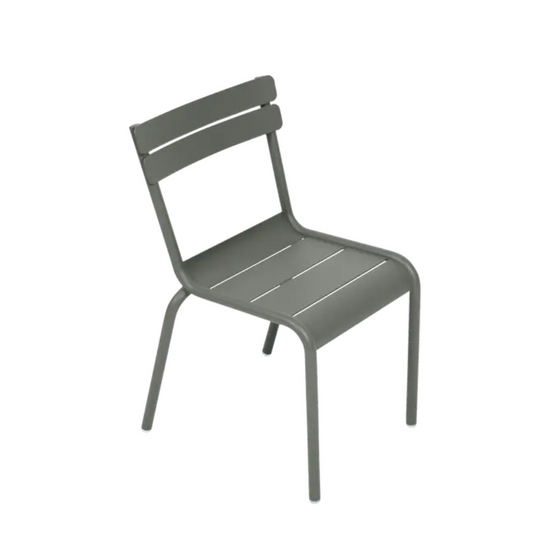 Fermob Luxembourg Kid Chair with a colorful, child-friendly design, perfect for kids' dining or play areas.