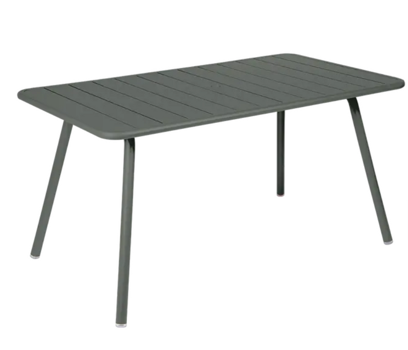 Load image into Gallery viewer, Fermob Luxembourg outdoor bar table, 143x80 cm, with a sleek design, perfect for patio or outdoor dining areas.
