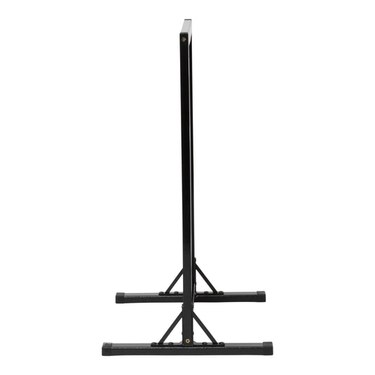 Securit Chalkboard Set - Woody Small Pavement Stand in Black 80 cm - Board + Waterproof Markers + Cleaner