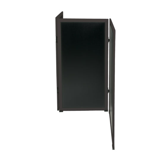 Securit Chalkboard Set - Expandable Multiboard System in Black - Board + Waterproof Markers + Cleaner