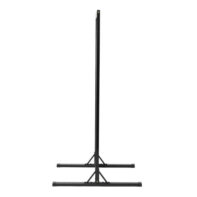Load image into Gallery viewer, Securit Chalkboard Set - Woody Large Pavement Stand in Black 120 cm - Board + Waterproof Markers + Cleaner
