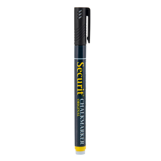 Securit Chalkmarkers - Loose - Black 14x1x1,5cm - Pack of 12