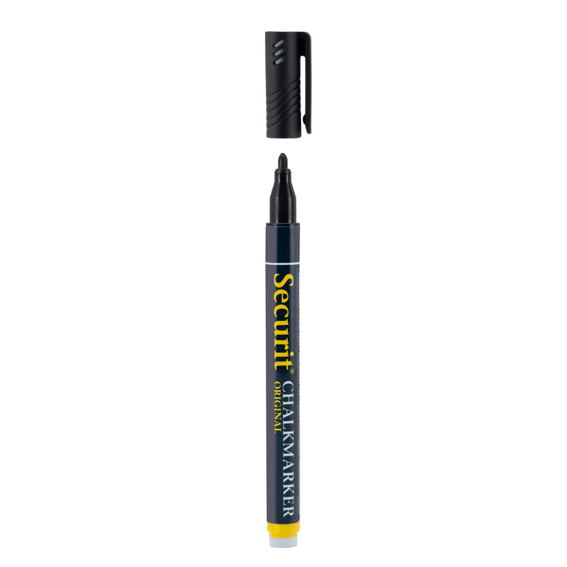Load image into Gallery viewer, Securit Chalkmarkers - Loose - Black 14x1x1,5cm - Pack of 12
