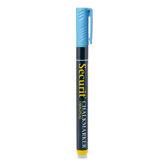 Securit Chalkmarkers - Loose - Blue 14x1x1,5cm - Pack of 12