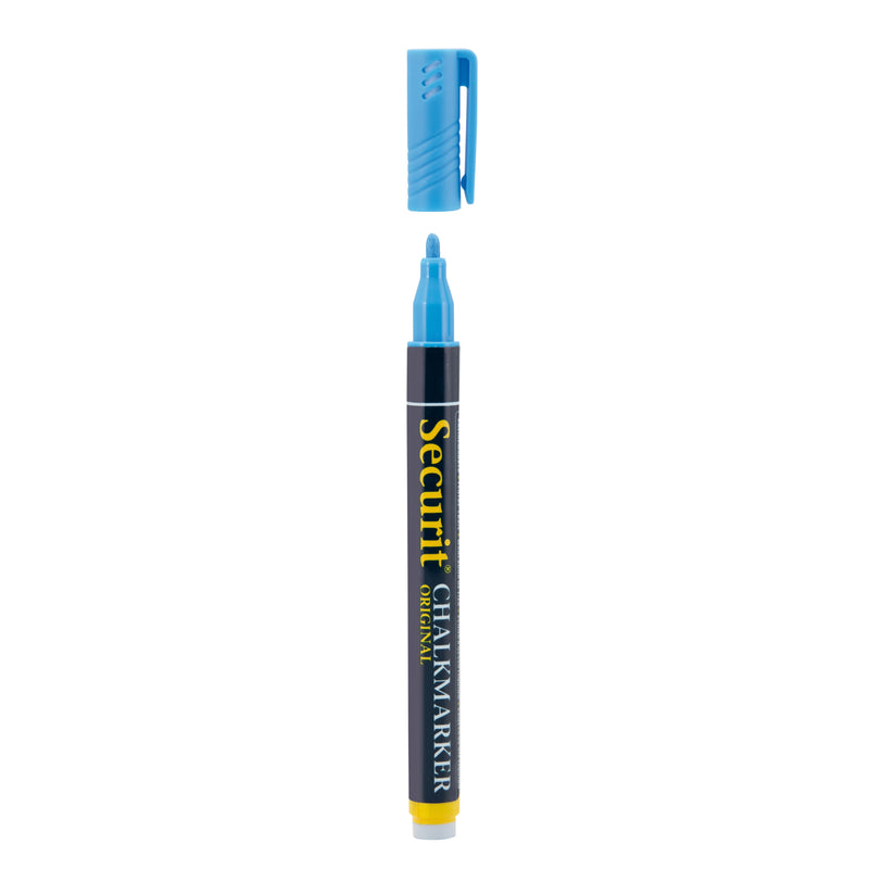 Load image into Gallery viewer, Securit Chalkmarkers - Loose - Blue 14x1x1,5cm - Pack of 12
