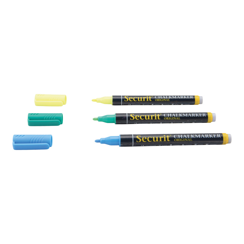 Load image into Gallery viewer, Securit Chalkmarkers - Loose - Blue 14x1x1,5cm - Pack of 12
