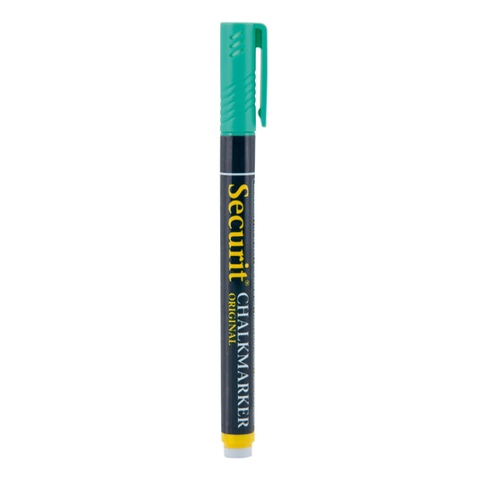 Securit Chalkmarkers - Loose - Green 14x1x1,5cm - Pack of 12