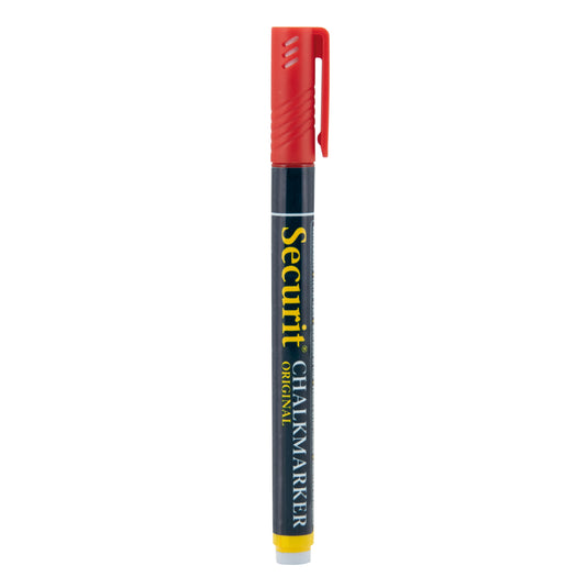 Securit Chalkmarkers - Loose - Red 14x1x1,5cm - Pack of 12