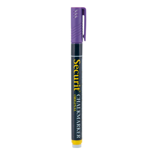 Securit Chalkmarkers - Loose - Violet 14x1x1,5cm - Pack of 12