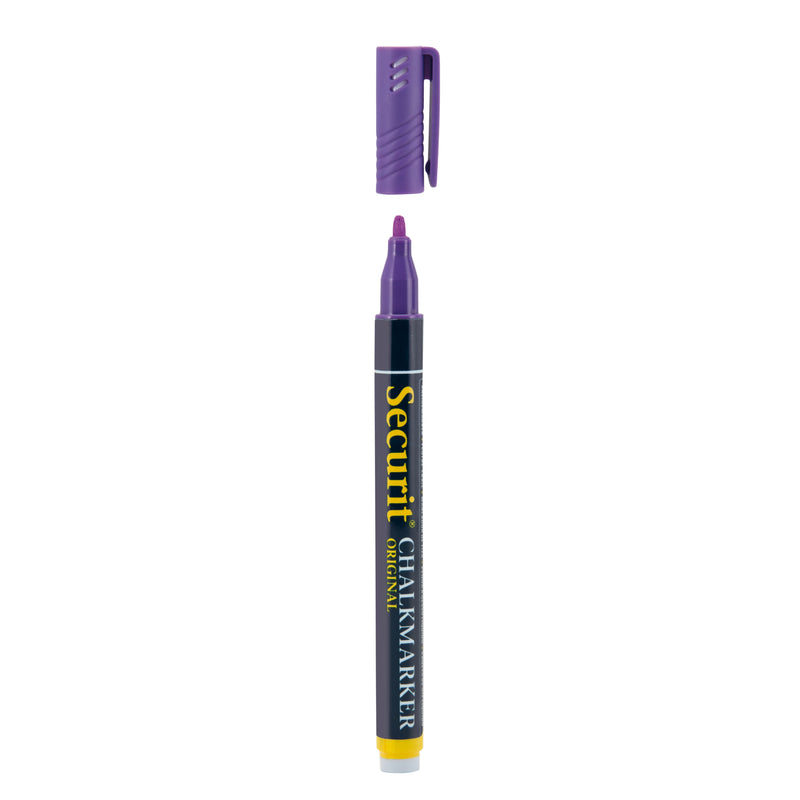 Load image into Gallery viewer, Securit Chalkmarkers - Loose - Violet 14x1x1,5cm - Pack of 12
