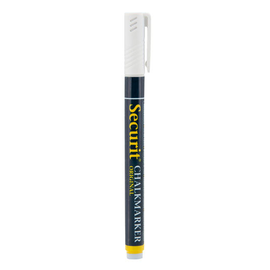 Securit Chalkmarkers - Loose - White 14x1x1,5cm - Pack of 12