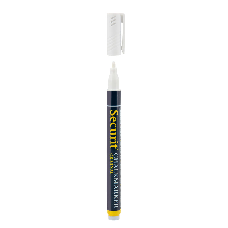 Load image into Gallery viewer, Securit Chalkmarkers - Loose - White 14x1x1,5cm - Pack of 12
