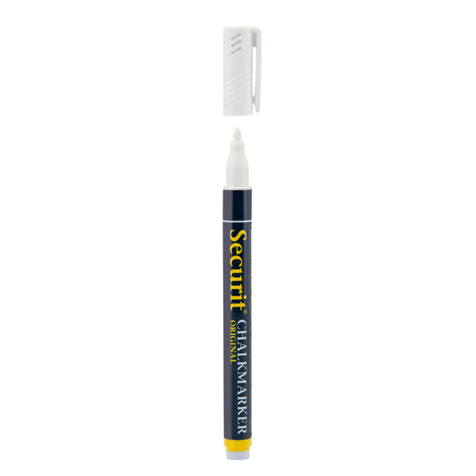 Securit Chalkmarkers - Loose - White 14x1x1,5cm - Pack of 12