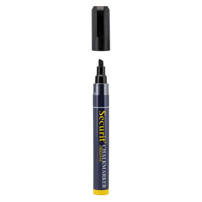 Load image into Gallery viewer, Securit Chalkmarkers - Loose - Black 14,5x1,5x2cm - Pack of 12

