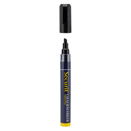 Securit Chalkmarkers - Loose - Black 14,5x1,5x2cm - Pack of 12