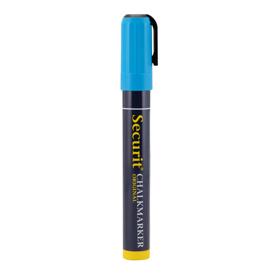 Securit Chalkmarkers - Loose - Blue 14,5x1,5x2cm - Pack of 12