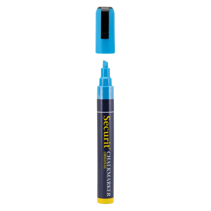 Load image into Gallery viewer, Securit Chalkmarkers - Loose - Blue 14,5x1,5x2cm - Pack of 12
