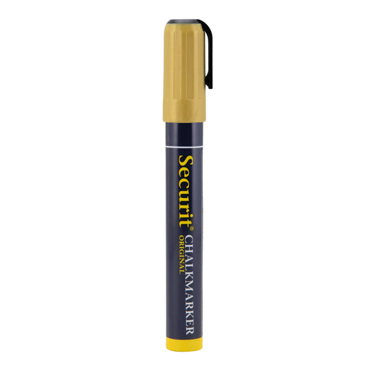 Securit Chalkmarkers - Loose - Gold 14,5x1,5x2cm - Pack of 12