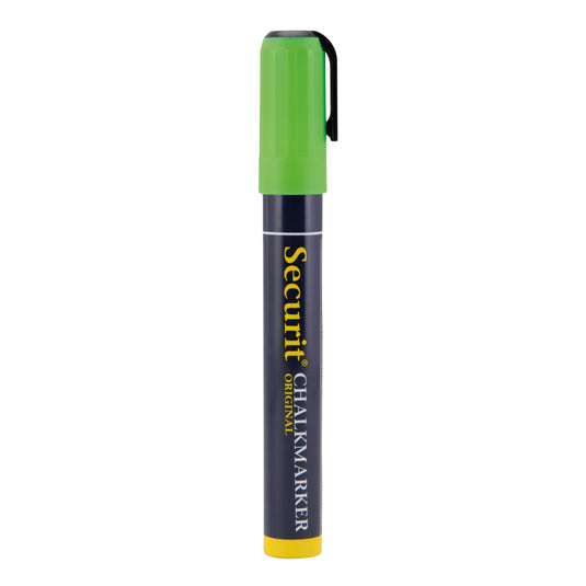 Securit Chalkmarkers - Loose - Green 14,5x1,5x2cm - Pack of 12