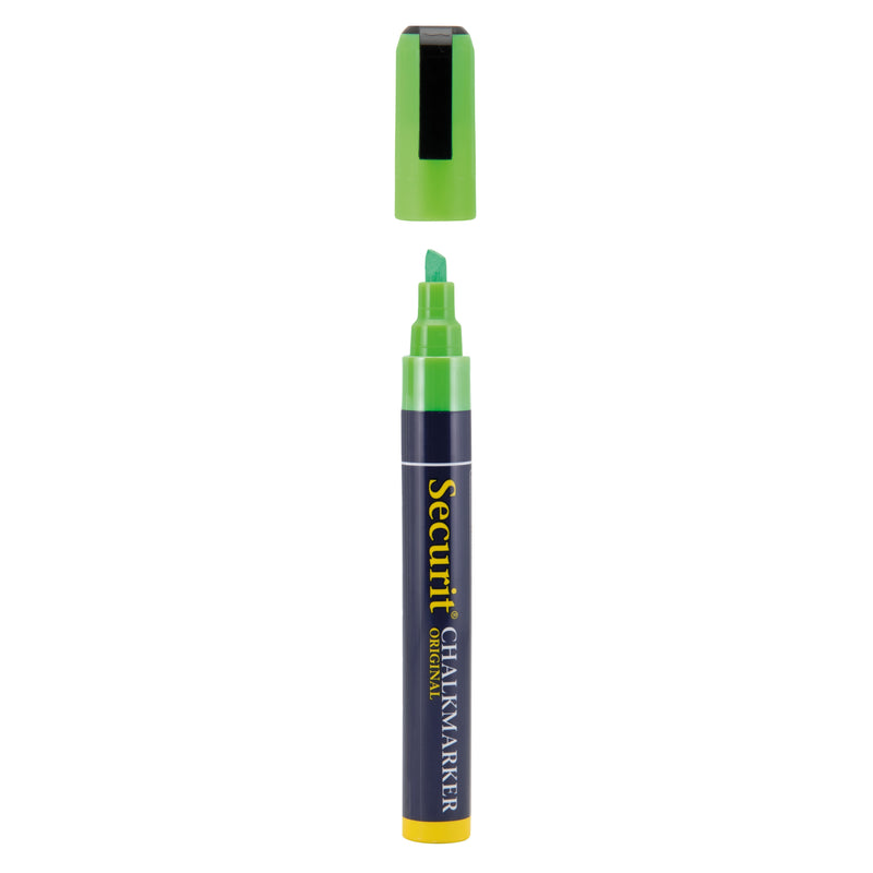 Load image into Gallery viewer, Securit Chalkmarkers - Loose - Green 14,5x1,5x2cm - Pack of 12

