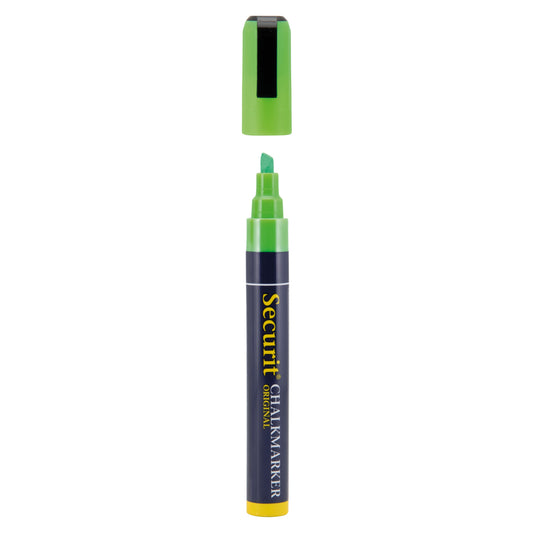 Securit Chalkmarkers - Loose - Green 14,5x1,5x2cm - Pack of 12