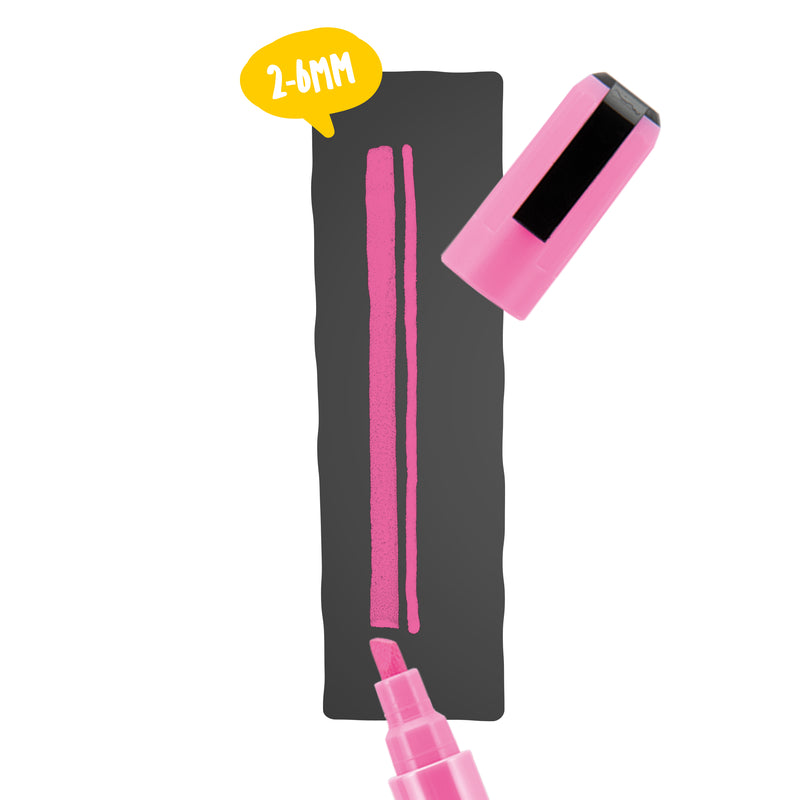 Load image into Gallery viewer, Securit Chalkmarkers - Loose - Pink 14,5x1,5x2cm - Pack of 12
