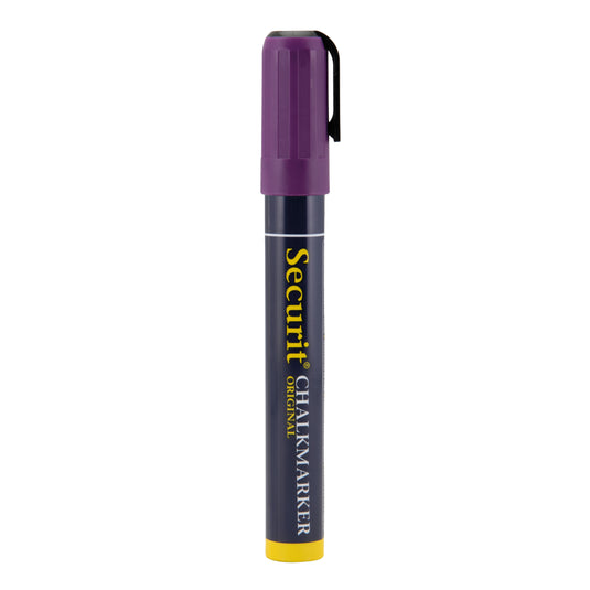 Securit Chalkmarkers - Loose - Violet 14,5x1,5x2cm - Pack of 12